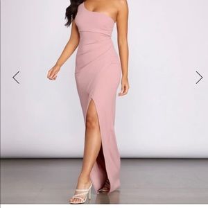 One Shoulder Strap cute dress
